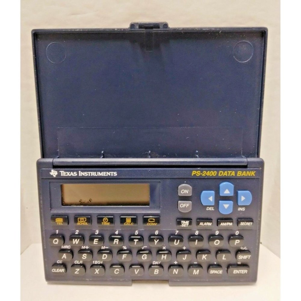 Texas Instruments PS-2400‎ Calculator Data Bank Scheduler Alarm